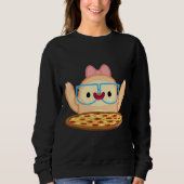 Sweatshirt Pizza Aimer Sloth (Devant)