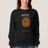 Sweatshirt Pizza Buffalo régional New York Style Cup & Burn P (Devant)