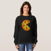 Sweatshirt Pizza Costume Pizza Slice Couple Matching (Devant entier)