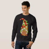 Sweatshirt Pizza Gnome Cute Pizza Motif Funny Gnomie (Devant entier)