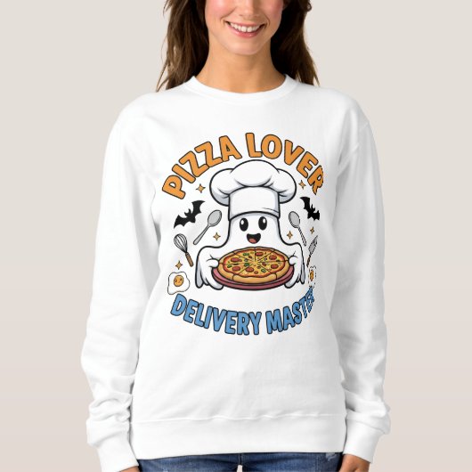 Sweatshirt Pizza Lover – Delivery Master Ghost Chef (Devant)