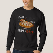 Sweatshirt Pizza Mathématiques Formule Physique Science Foie (Devant)