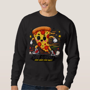 Sweatshirt Pizza Pepperoni Mignon Mascotte de Dessin Animé po