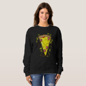 Sweatshirt Pizza Piece meditates Fast Food Stone Oven (Devant entier)