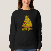 Sweatshirt Pizza Queen (Devant)