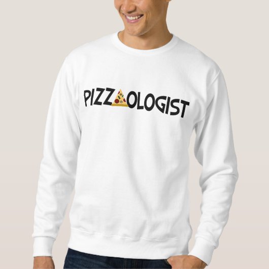 Sweatshirt Pizzaologiste - Pizza Drôle (Devant)