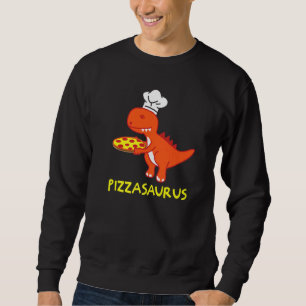 Sweatshirt Pizzasaurus T Rex Dinosaur Pepperoni Pizza Hallowe