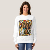 Sweatshirt Plafonds brisés et rêves en verre satiné (Devant entier)