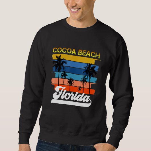 Sweatshirt Plage de Cocoa Floride - Plage de Cocoa Floride (Devant)