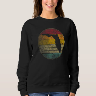 Sweatshirt Plage de Floride Vintage en détresse Rétro 70s 80s