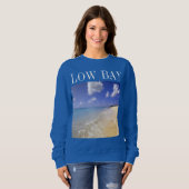 Sweatshirt Plage de Low Bay, Barbuda, Antigua (Devant entier)