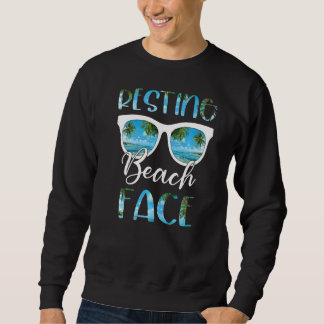 Sweatshirt Plage de repos Face à la plage Vacances