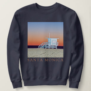 Sweatshirt Plage de Santa Monica Los Angeles, Californie