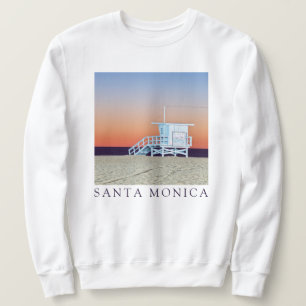 Sweatshirt Plage de Santa Monica Los Angeles, Californie