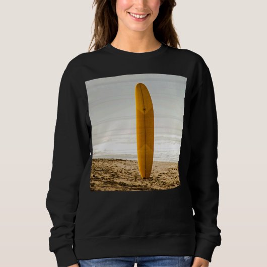 Sweatshirt Plage de surf d'été (Devant)