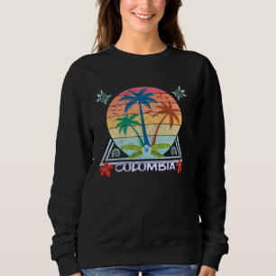 Sweatshirt Plage de Tortue de mer Palms de Colombie Sun Bogot