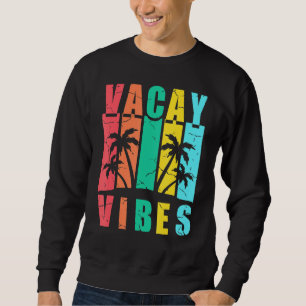Sweatshirt Plage du coucher de soleil de vacances