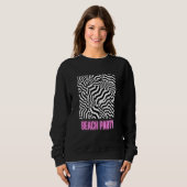 Sweatshirt Plage Fun Time Vacances Été (Devant entier)