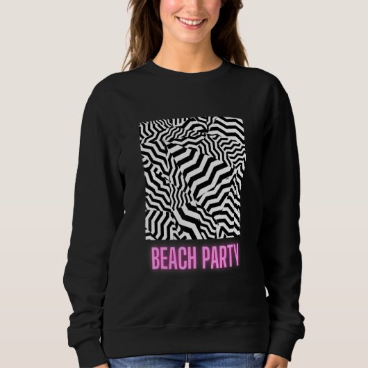 Sweatshirt Plage Fun Time Vacances Été (Devant)