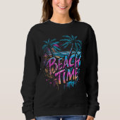 Sweatshirt Plage - Graffiti Spirit (Devant)
