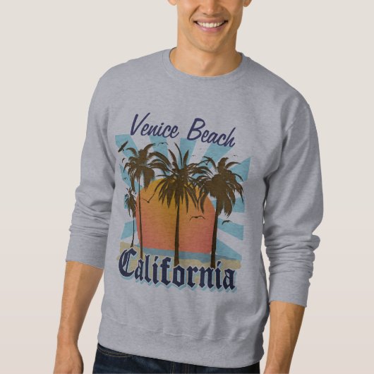 Sweatshirt Plage la Californie de Venise (Devant)