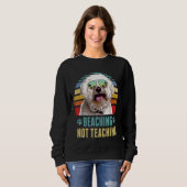 Sweatshirt Plage Pas Enseigner Bichons Frise Chien Été (Devant entier)