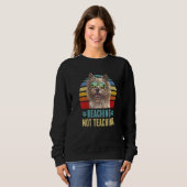 Sweatshirt Plage Pas Enseigner Norwich Terrier Chien été (Devant entier)
