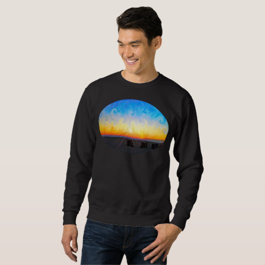 Sweatshirt Plage Sunbeam (Devant entier)