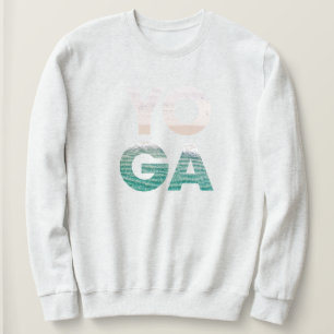 Sweatshirt Plage Yoga La Scène Côtière