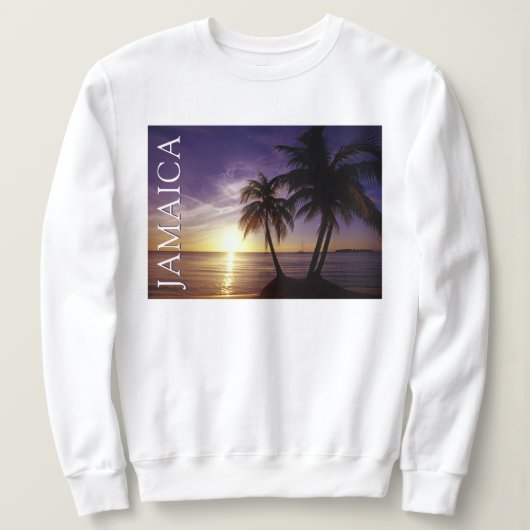 Sweatshirt Plages à Negril Jamaïque (Design devant)