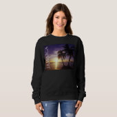 Sweatshirt Plages à Negril Jamaïque (Devant entier)