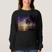 Sweatshirt Plages à Negril Jamaïque (Devant)