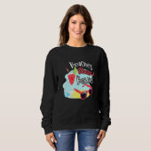 Sweatshirt Plages Booze Besties Filles Voyage Week-end Amis C (Devant entier)