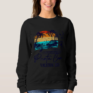 Sweatshirt Plages de Punta Cana Été Vacances Amis Famille