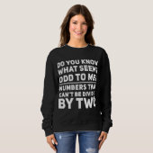 Sweatshirt Plaisanteries De Professeurs De Maths Dire Enseign (Devant entier)