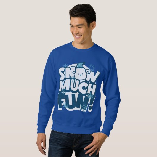 Sweatshirt Plaisir de neige - Noël fun (Devant entier)