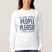 Sweatshirt Plaisir des gens (Devant)