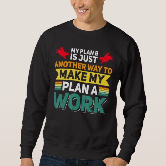 Sweatshirt Plan de rodéo mécanique (Devant)