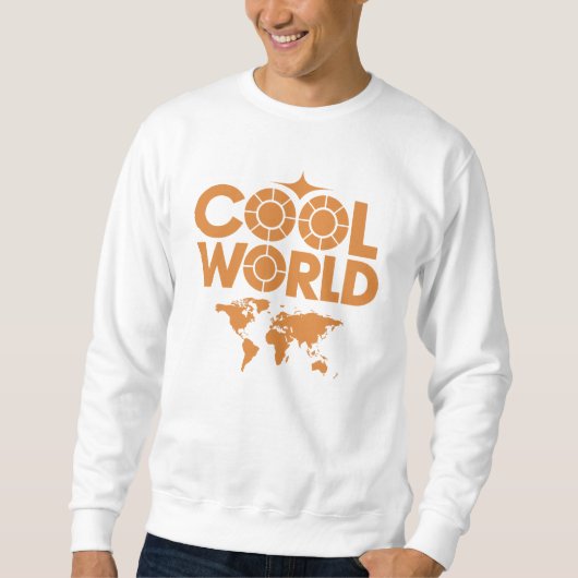 Sweatshirt Plan du monde "Monde Cool" Design | Don Voyage Lov (Devant)