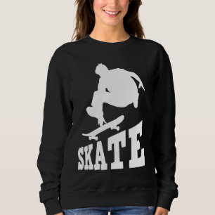 Sweatshirt Planche à roulettes Skateboarding Skateur Rétro Vi