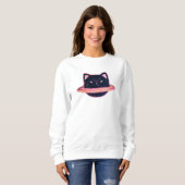 Sweatshirt Planète Chat (Devant entier)