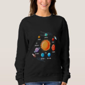 Sweatshirt Planètes En Système Solaire Science Les Garçons De (Devant)