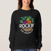 Sweatshirt Plant Based Nutrition Design for a Vegan (Devant)