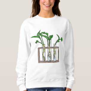 Sweatshirt PLANTE CHEMIST Laboratoire Gain Botany Hobby Test
