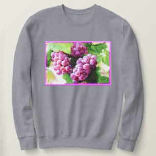 Sweatshirt "Plante de fruits de raisins" jolie photo. Command