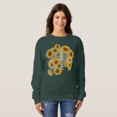Sweatshirt Plante Sunflower Skeleton (Devant entier)