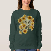 Sweatshirt Plante Sunflower Skeleton (Devant)