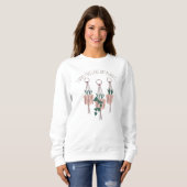 Sweatshirt Plante suspendue en macramé "J'espère que vous aim (Devant entier)