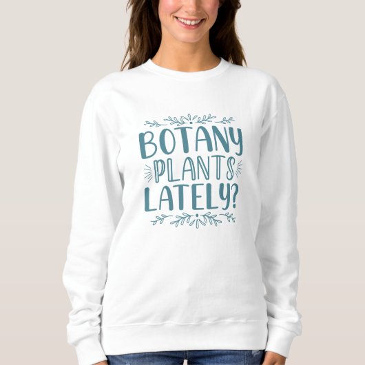 Sweatshirt Plantes botaniques récemment (Devant)