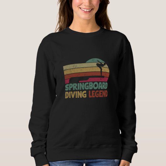 Sweatshirt Plate-forme de plongée Springboard Plate-forme plo (Devant)